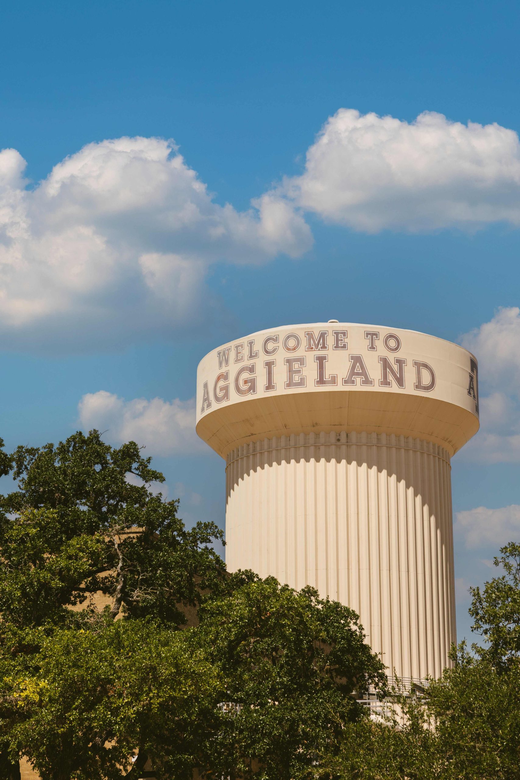 aggieland water tower in college station, texas